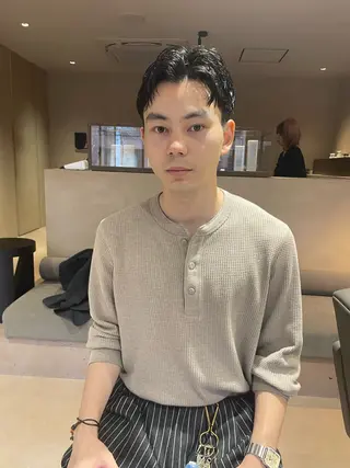 ショート パーマ メンズ メンズ専門✂️ ROW徳田浩二のヘアスタイル