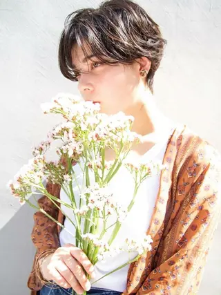 ショート 【1日2名様限定】 AFLOAT白川雄副のヘアスタイル