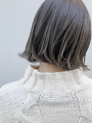 ショート カラー ノグチ ユウキ/ボブのヘアスタイル