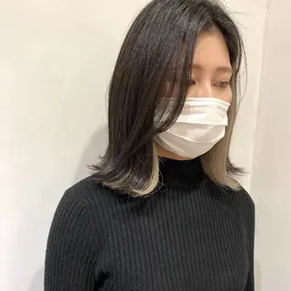 ミディアム 韓国ヘア🇰🇷 SAYAのヘアスタイル
