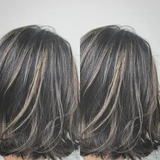 ミディアム カラー パーマ ヘアアレンジ ペスカ豊崎店　沖縄所属・ショート指名No.1 店長　清水のヘアスタイル