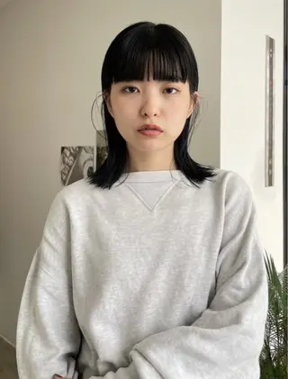 大阪/レイヤー/ ツヤ髪/ヨシノヒメカのヘアスタイル