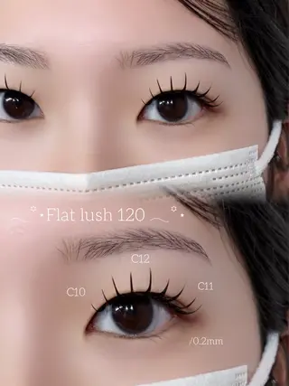 マツエク・マツパ sol cocoroのマツエク・マツパデザイン