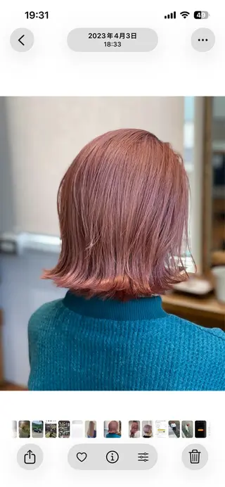 カラー ブリーチ/透明感 🪐MISAKI🪐のヘアスタイル