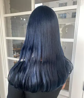 ロング カラー 韓国×髪質改善カラー 💎hinaのヘアスタイル