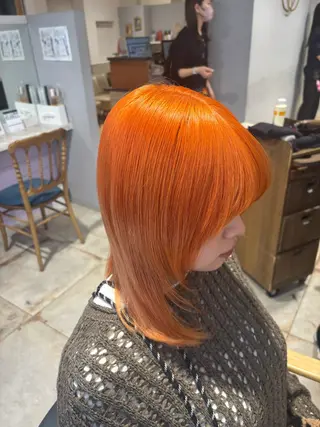 ミディアム カラー パーマ特化 /ASUMI🐶のヘアスタイル