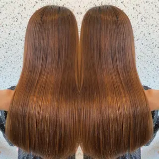 セミロング haretoki 髪質改善サロンのヘアスタイル