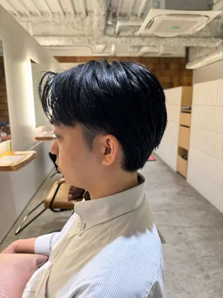 メンズ 銀座骨格診断似合わせ 美容師中島年紀のヘアスタイル