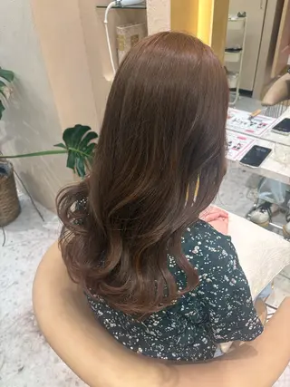 ロング Kanami/韓国風 /艶カラーのヘアスタイル