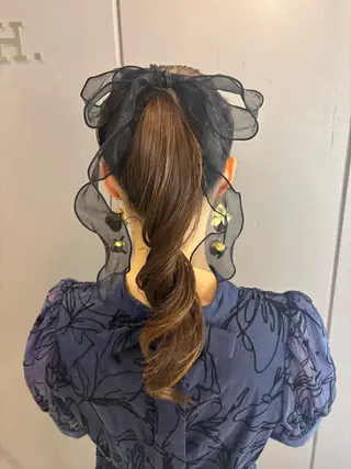 ヘアアレンジ Iris by artina 武蔵小杉店【イリス バイ アルティナ】所属・🎼レイヤー/顔周り カット/nene♬のヘアスタイル