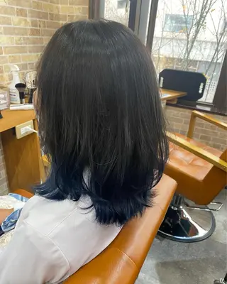 セミロング SALOWIN上野店所属・美髪ヘア 🤍erikaのヘアスタイル