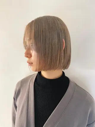 ミディアム カラー レイヤー/パーマ /ウルフ/nabeのヘアスタイル