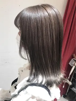ミディアム カラー BEBE所属・ご新規様限定 透明感カラーKANAのヘアスタイル