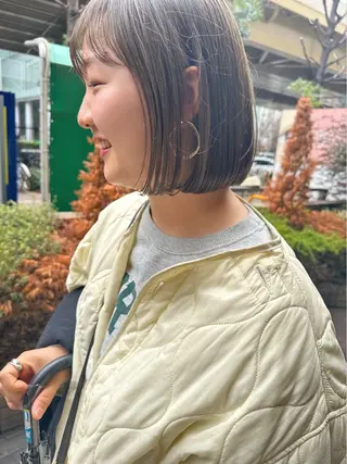 ショート ショート ボブ 梅田 木戸健人のヘアスタイル