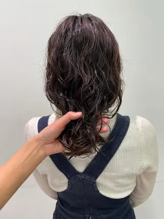 ミディアム パーマ キッズ オトナヘア🌸 harukaのヘアスタイル