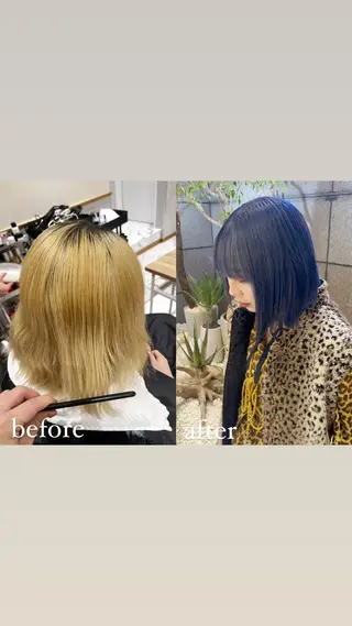 ショート カラー 🥇メンズパーマ /縮毛矯正/木村神心のヘアスタイル