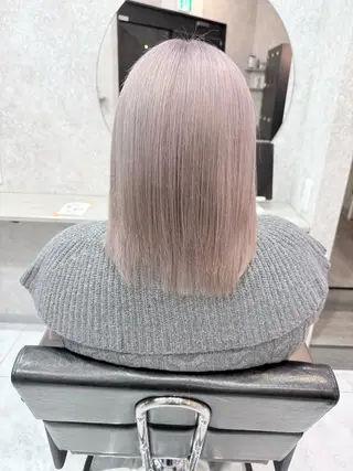 ショート カラー 🌺ハイトーン🌺 矢葺 なぎさ🌺🌺のヘアスタイル