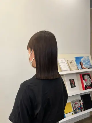 ミディアム LINE.ai所属・mei／周南 ／ぷつっと／レイヤーのヘアスタイル