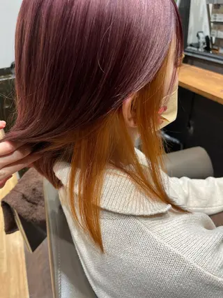 カラー 🎀ツヤ暖色カラー 🎀大塚ナオミのヘアスタイル