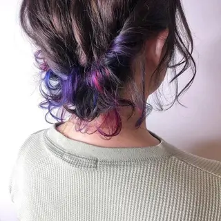 セミロング チカ/暖色系カラー/ おまかせ大歓迎のヘアスタイル