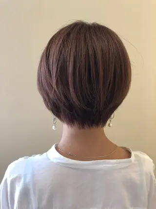 ショート カラー eclat suzumiのヘアスタイル