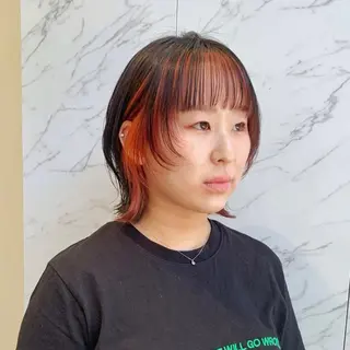 ショート カラー aoi /パーマ /まるみショートのヘアスタイル