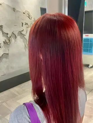 カラー 暖色/ダブルカラー/ オレンジ/まどか🍊のヘアスタイル