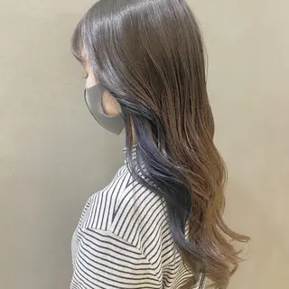 セミロング カラー Elle✂︎ Riinaのヘアスタイル