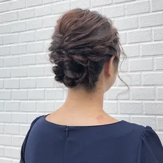 セミロング ヘアアレンジ ✨韓国風カット/艶髪 カラー✨yumeのヘアスタイル