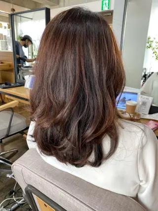 セミロング カラー 統括マネージャー/ 髪のドクター/前原悟のヘアスタイル