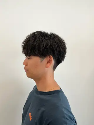 ショート パーマ メンズ 🏆メンズヘア特化 🥇代表りんぺーのヘアスタイル