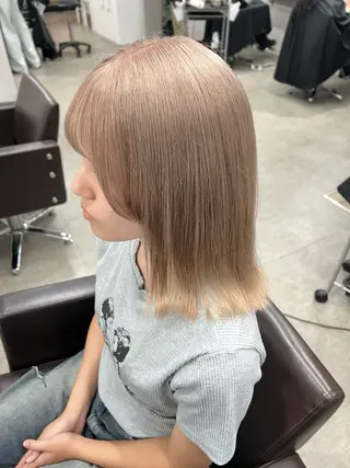 ミディアム カラー 透明感/ダブルカラー 🦋TOMOKA🦋のヘアスタイル