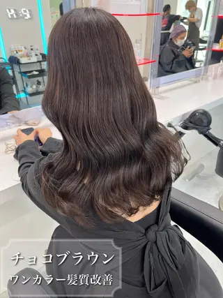 ロング カラー パーマ ヘアアレンジ メンズ キッズ ネイル マツエク・マツパ アイブロウ 💕トレンドうる艶髪 💕TUNE銀座のヘアスタイル