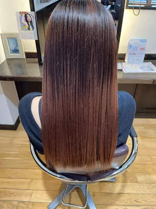 🩶韓国艶髪🇰🇷 下本夕綺のヘアスタイル