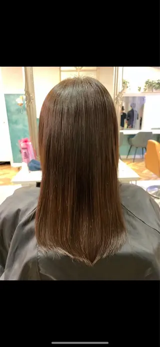 ロング ケアカラー/縮毛矯正 /レイヤー/板垣光采のヘアスタイル