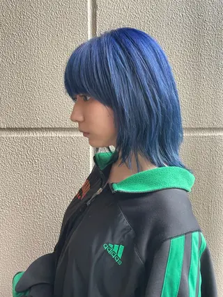 ショート カラー 🐬脱白髪染めカラー 清水大世🐬のヘアスタイル