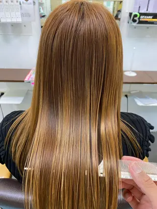 ロング パーマ 【髪質改善】に特化 オリーブオイルクラブのヘアスタイル