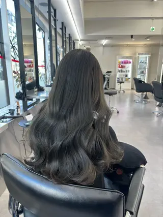 ロング カラー Ardore 韓国風カラー大阪のヘアスタイル