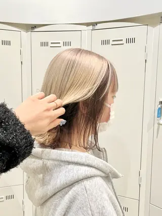 ミディアム 透明感カラー🫧/ アレンジ/ayanoのヘアスタイル