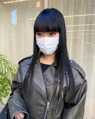 ロング カラー yuna/ボブカット /ハイトーンカラーのヘアスタイル