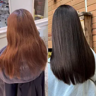 ロング カラー ヘアアレンジ ハイトーン/美髪矯正 🍃大江拓実のヘアスタイル