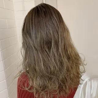 ミディアム カラー パーマ 💈LuTa💈_ 公式_NewOpenのヘアスタイル