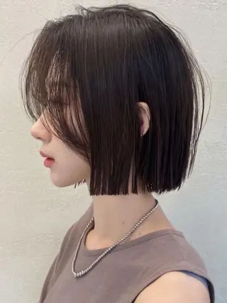 ショート 人見知りさんでも安心 奥田 里佳子のヘアスタイル