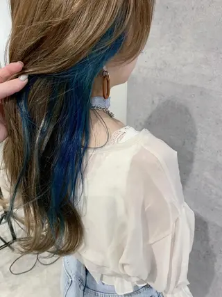 ロング カラー _WHITE 天神店 YUMEKA🐻のヘアスタイル