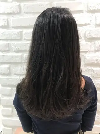 ロング パーマ 【暖色カラー特化】 中山由梨のヘアスタイル