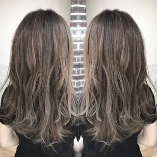 セミロング カラー 木下大地 HAIR Oneのヘアスタイル