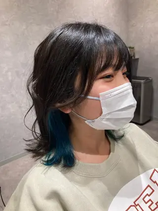カラー HEDI所属・茨木 まひろのヘアスタイル