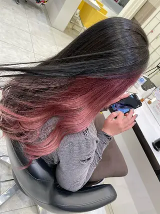 ロング 岸 保奈美のヘアスタイル