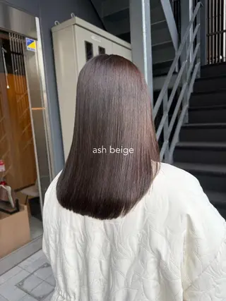 セミロング 髪質改善/透明感カラ ー🫧/YUIKAのヘアスタイル