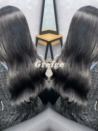 ロング カラー 熊谷 有紗のヘアスタイル